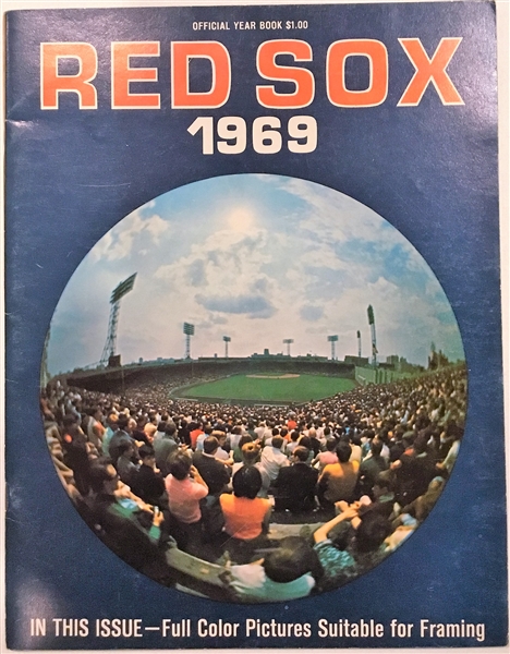 1969 RED SOX YEARBOOK