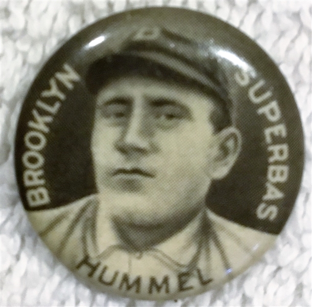 1910-1912 SWEET CAPORAL PIN- HUMMEL - BROOKLYN SUPERBAS