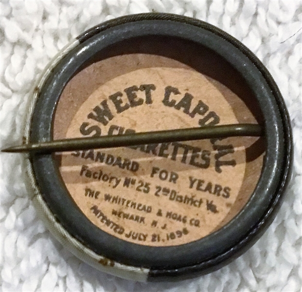 1910-1912 SWEET CAPORAL PIN- KRAUSE - PHILADELPHIA ATHLETICS