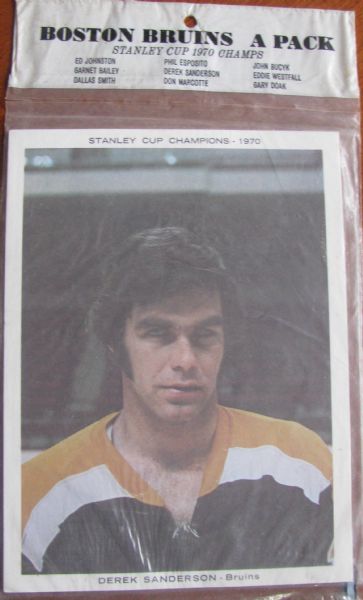 1970 BOSTON BRUINS STANLEY CUP CHAMPIONS PHOTO PACK - SEALED!
