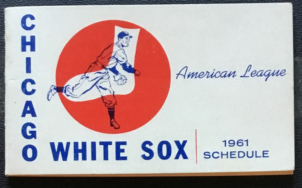 1961 AMERICAN LEAGUE SCHEDULE BOOKLET- WHITE SOX ISSUE