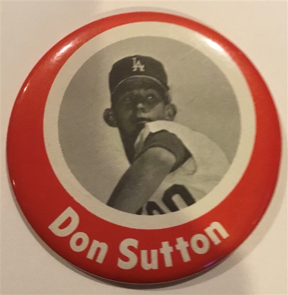 1965 DON SUTTON  WORLD SERIES PIN
