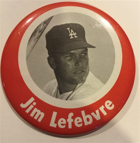 1965 JIM LEFEBVRE  WORLD SERIES PIN