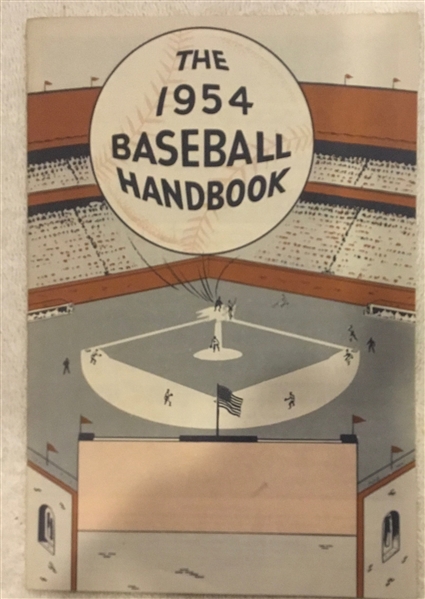1954 BASEBALL HANDBOOK w/SCHEDULES