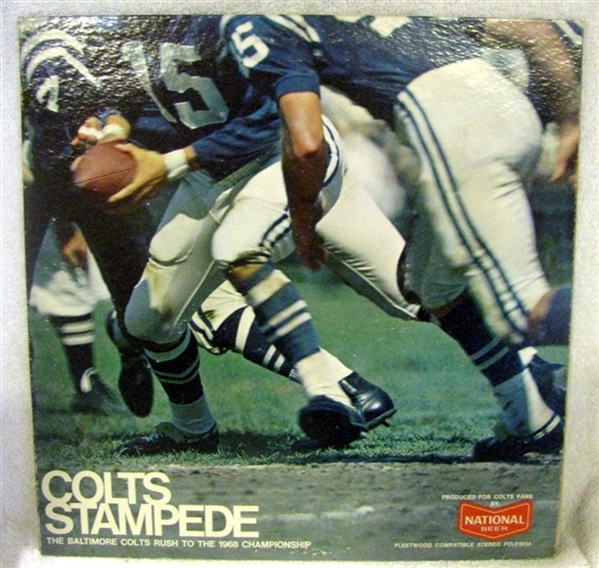 1968 COLTS STAMPEDE RECORD ALBUM