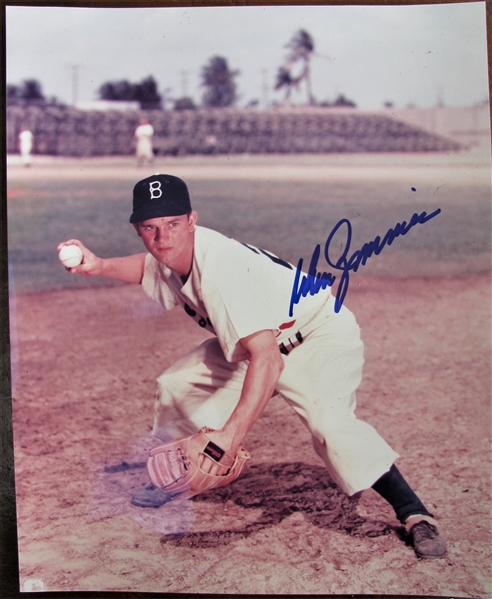 DON ZIMMER SIGNED COLOR PHOTO w/CAS COA