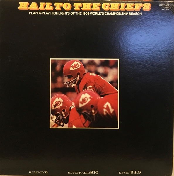 1970 HAIL TO THE CHIEFS RECORD ALBUM
