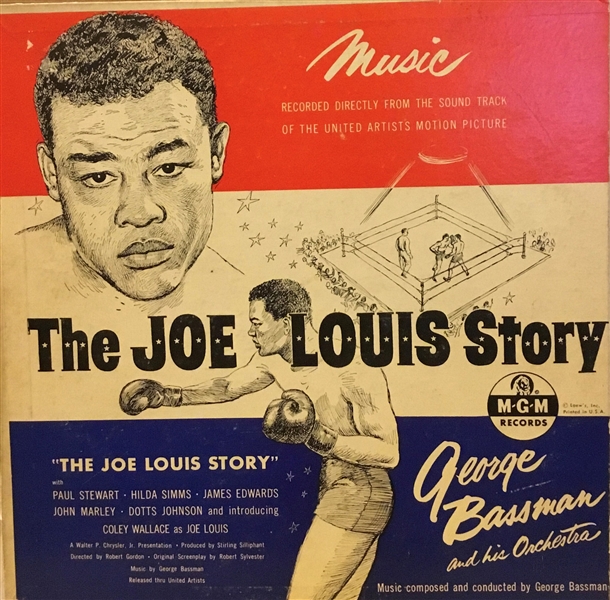 1953 THE JOE LOUIS STORY RECORD ALBUM - RARE