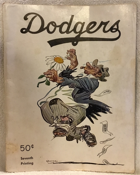 1951 BROOKLYN DODGERS YEAR BOOK