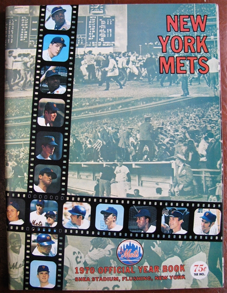 1970 NEW YORK METS YEARBOOK