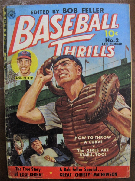 1951 BASEBALL THRILLS MAGAZINE ISSUE #2