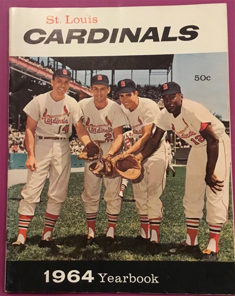 1964 ST. LOUIS CARDINALS YEARBOOK- CHAMPIONSHIP YEAR