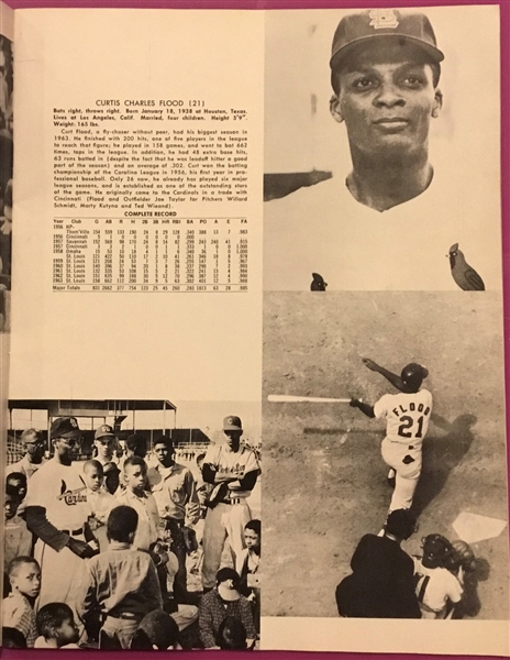 1964 ST. LOUIS CARDINALS YEARBOOK- CHAMPIONSHIP YEAR
