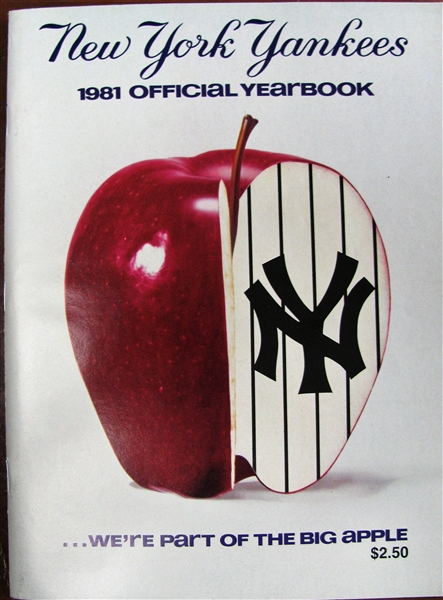1981 NEW YORK YANKEES YEARBOOK