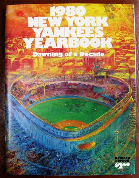 1980 NEW YORK YANKEES YEARBOOK