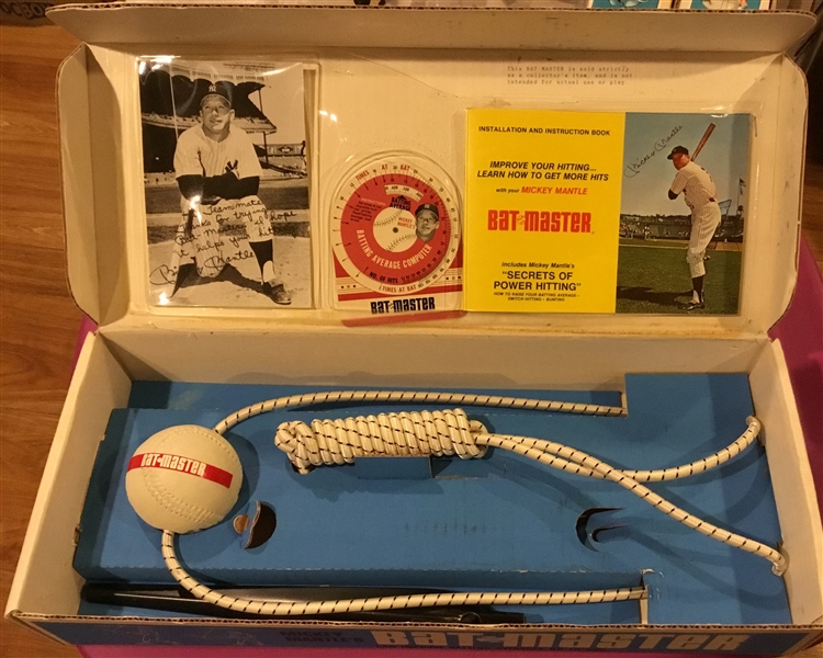 60's MICKEY MANTLE's BAT MASTER - MINT IN BOX