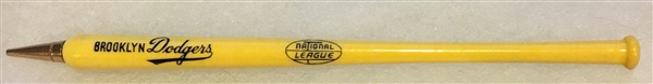 VINTAGE BROOKLYN DODGERS GIVE-AWAY MECHANICAL PENCIL