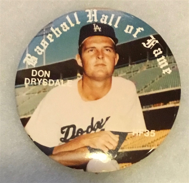 DON DRYSDALE HALL OF FAME PIN
