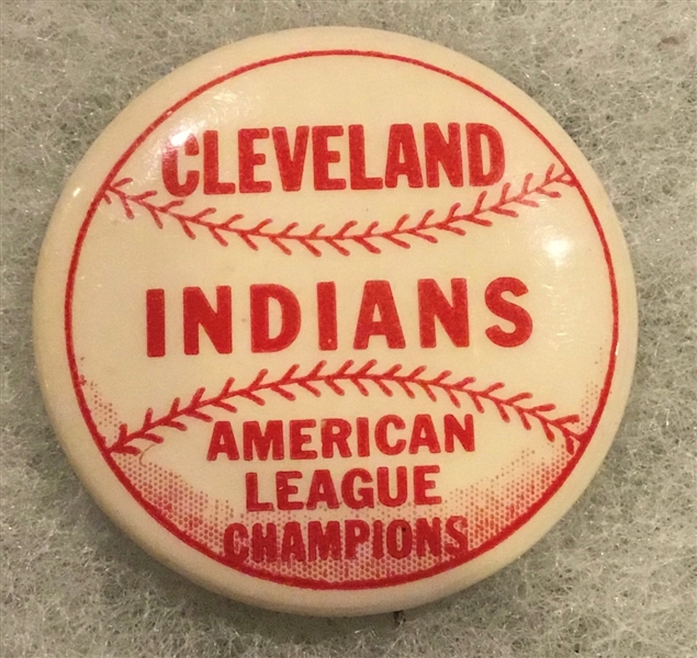 VINTAGE CLEVELAND INDIANS A.L. CHAMPIONS PIN