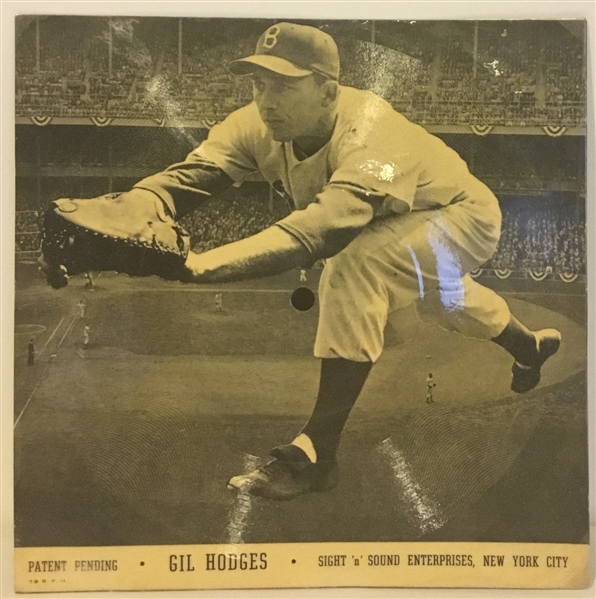 50's GIL HODGES BROOKLYN DODGERS RECORD w/SLEEVE