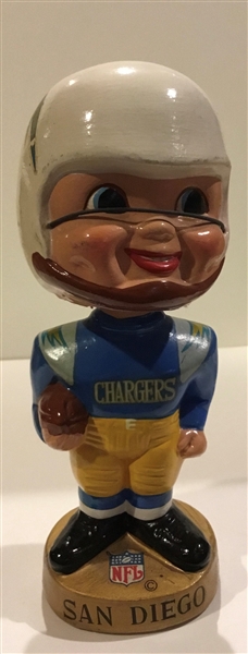 60's SAN DIEGO CHARGERS MERGER SERIES BOBBING HEAD- YELLOW PANTS VARIATION