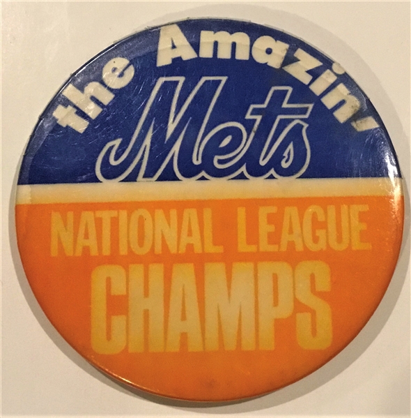 1969 NEW YORK METS NATIONAL LEAGUE CHAMPS PIN