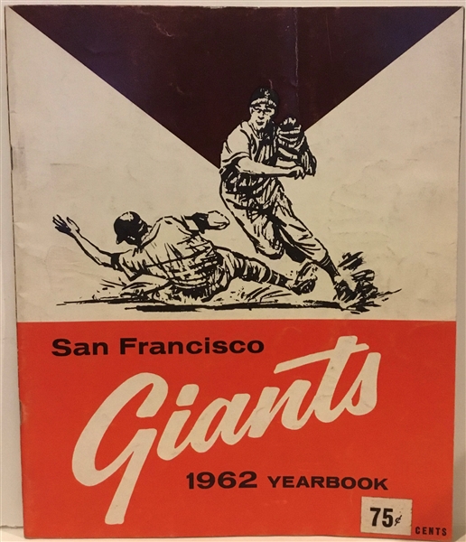 1962 SAN FRANCISCO GIANTS YEARBOOK