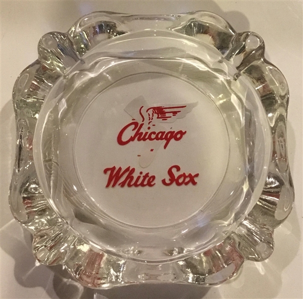 50's CHICAGO WHITE SOX BIG LEAGUER ASHTRAY