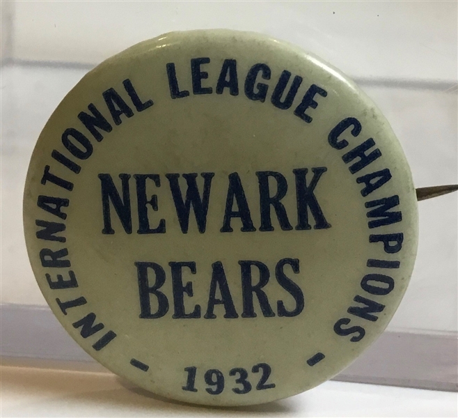 1932 NEWARK BEARS INTERNATIONAL LEAGUE CHAMPIONS PIN