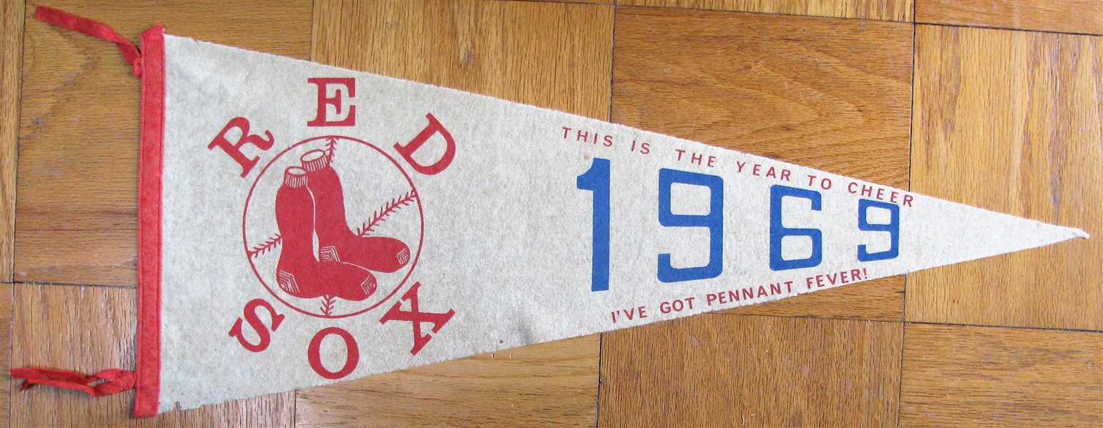 1969  BOSTON RED SOX PENNANT PENNANT FEVER
