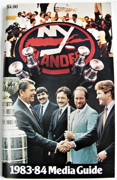1983-84 NEW YORK ISLANDERS MEDIA GUIDE