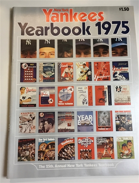 1975 NEW YORK YANKEES YEARBOOK 