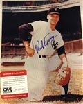 RALPH TERRY "N.Y. YANKEES" SIGNED PHOTO w/COA