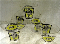 1971 PITTSBURGH PIRATES "WORLD CHAMPIONS" GLASSES - 5