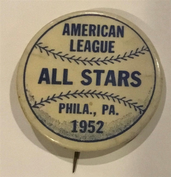 1952 AMERICAN LEAGUE ALL-STARS PIN
