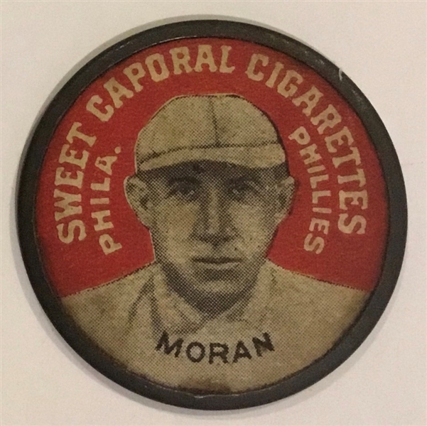 1909 PAT MORAN SWEET CAPORAL PIN/DISC