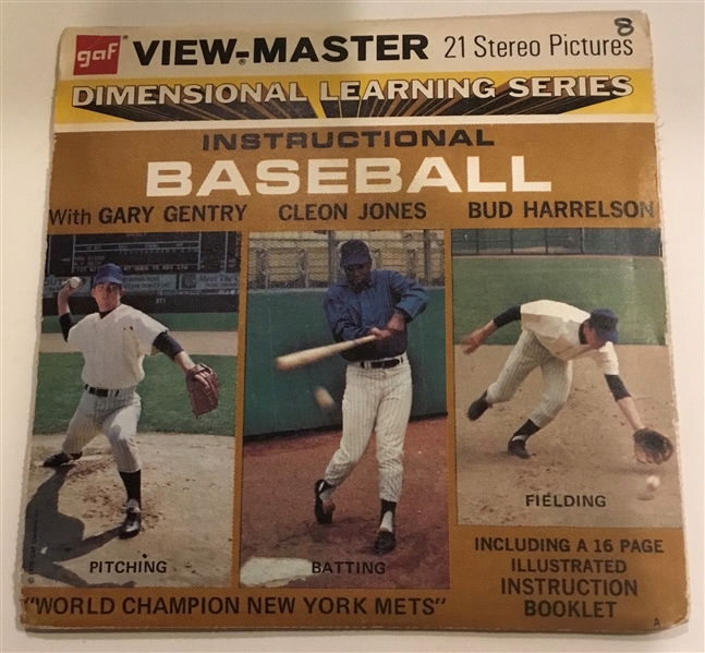 1970 N.Y. METS WORLD CHAMPIONS VIEW-MASTER REEL PACKET