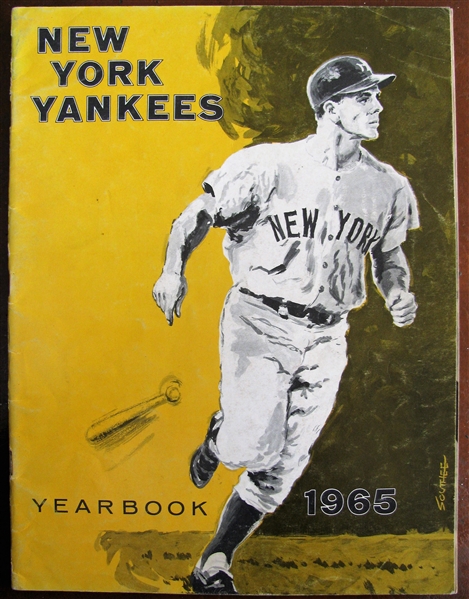 1965 NEW YORK YANKEES YEARBOOK