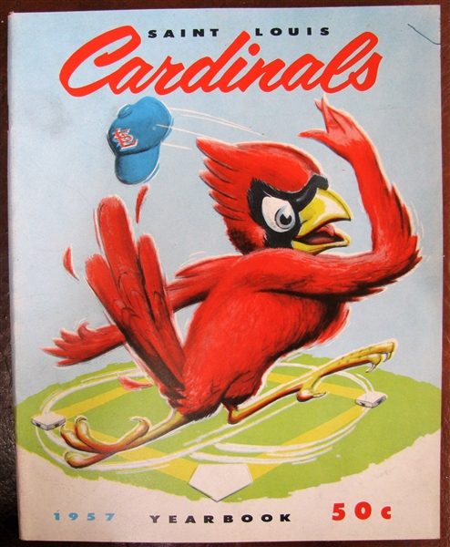1957 ST. LOUIS CARDINALS YEARBOOK