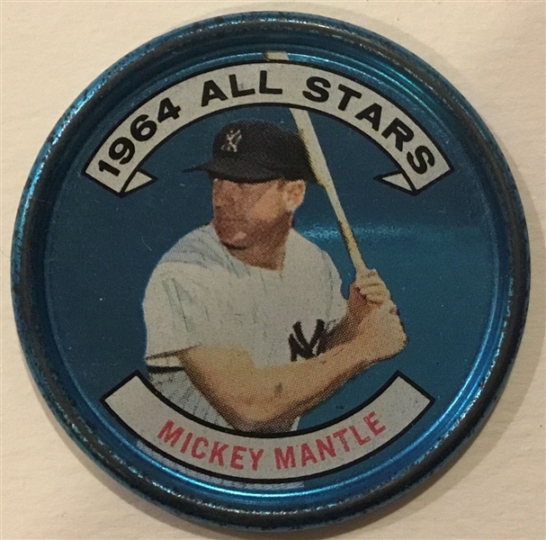 1964 MICKEY MANTLE TOPPS ALL-STARS COIN