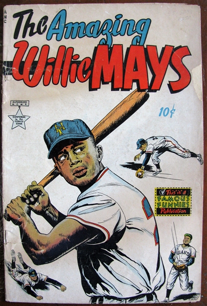 1954 THE AMAZING WILLIE MAYS COMIC BOOK