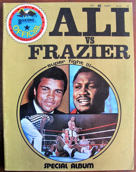 1975 ALI vs FRAZIER MAGAZINE - SUPER FIGHT #3