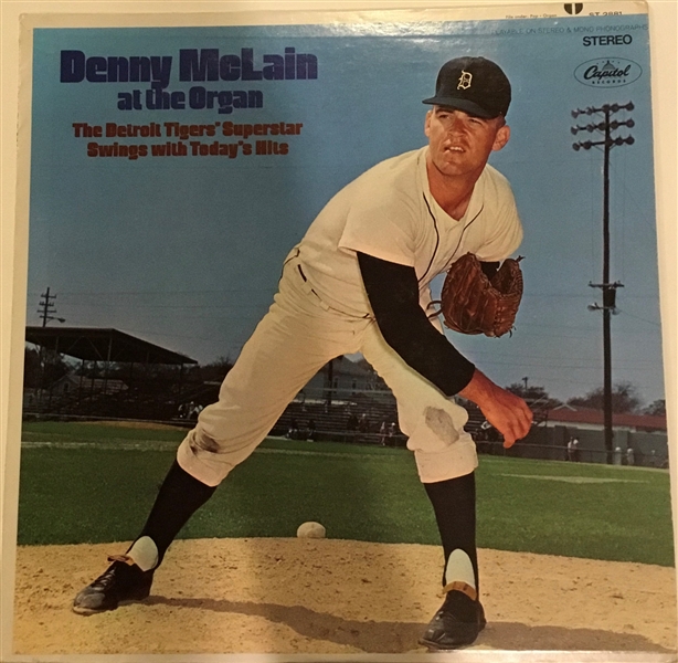 60's DENNY MCLAIN DETROIT TIGERS RECORD ALBUM