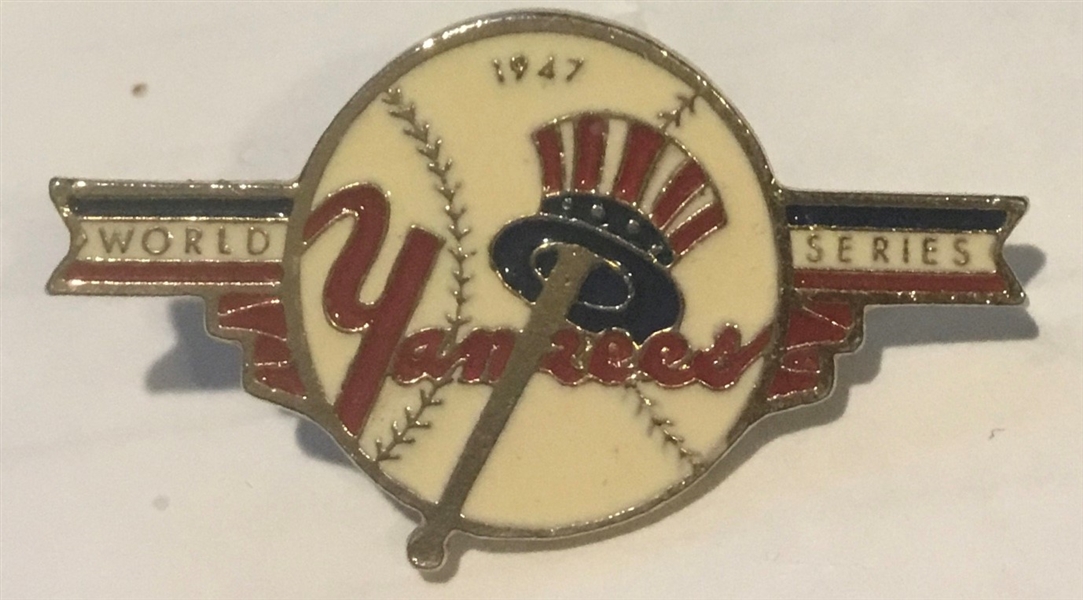 1947 REPLICA WORLD SERIES PRESS PIN - YANKEES