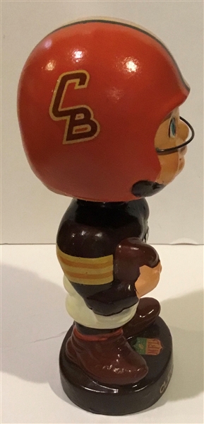 60's CLEVELAND BROWNS TYPE 1 TOES-UP BOBBING HEAD w/CB HELMET