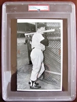 1956 MICKEY MANTLE ASSOCIATED PRESS WIRE PHOTOGRAPH w/PSA/DNA Type III