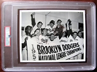 1952 BROOKLYN DODGERS NATIONAL LEAGUE CHAMPIONS ORIGINAL PHOTOGRAPH PSA/DNA Type I
