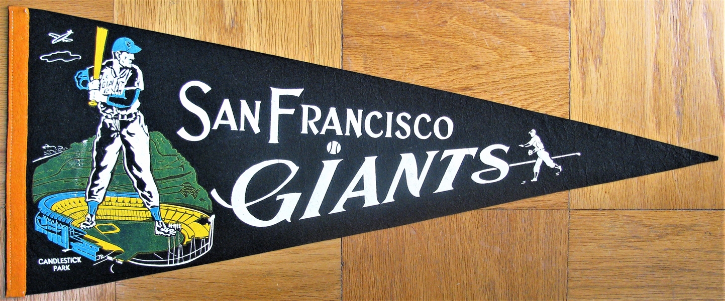 60's SAN FRANCISCO GIANTS CANDLESTICK PARK PENNANT