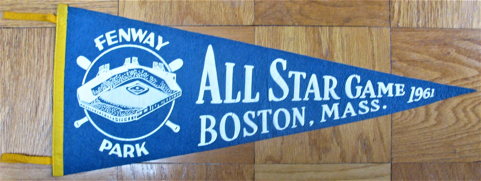 1961 ALL-STAR GAME PENNANT -  FENWAY PARK