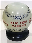 30s NEW YORK YANKEES BALL BANK w/GEHRIG & DICKEY